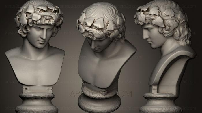 Busts and heads antique and historical (BUSTA_0321) 3D model for CNC machine
